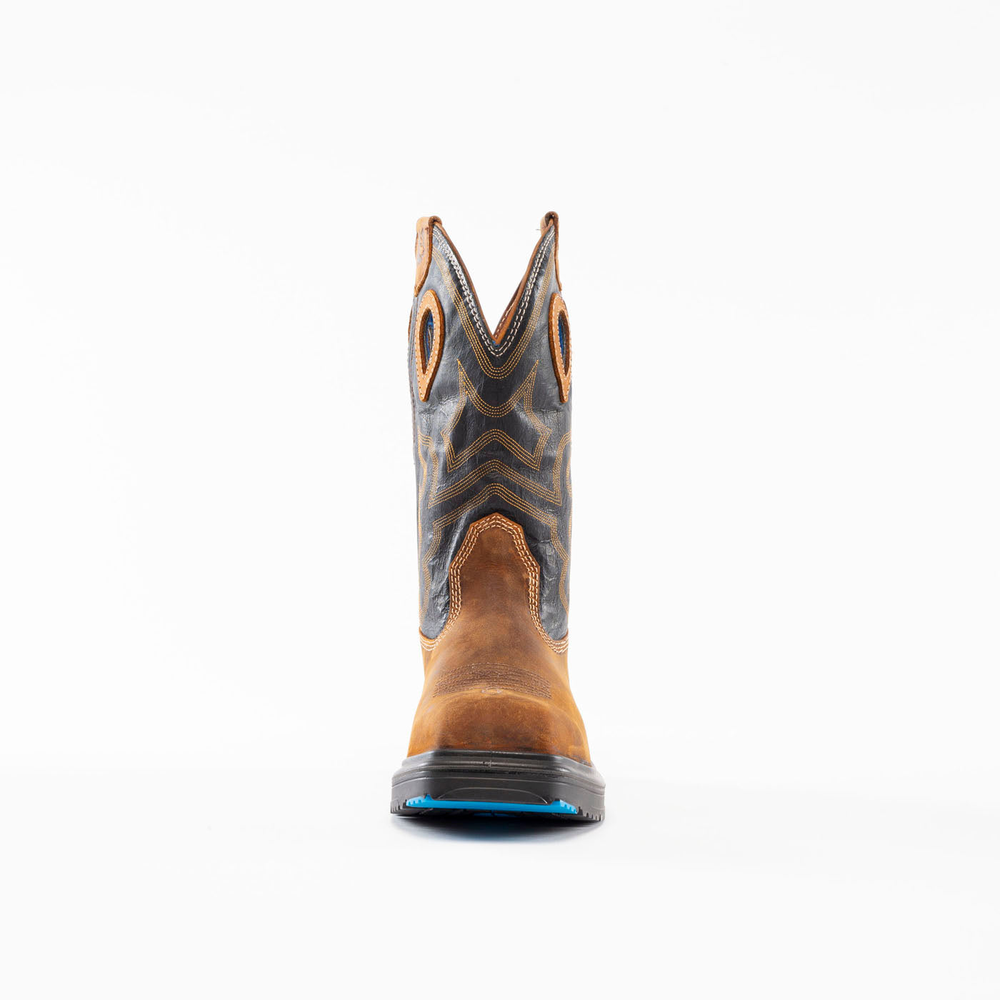 Steel Blue - Blue Heeler Men's Steel Toe Electrical Hazard Waterproof Western Work Boot