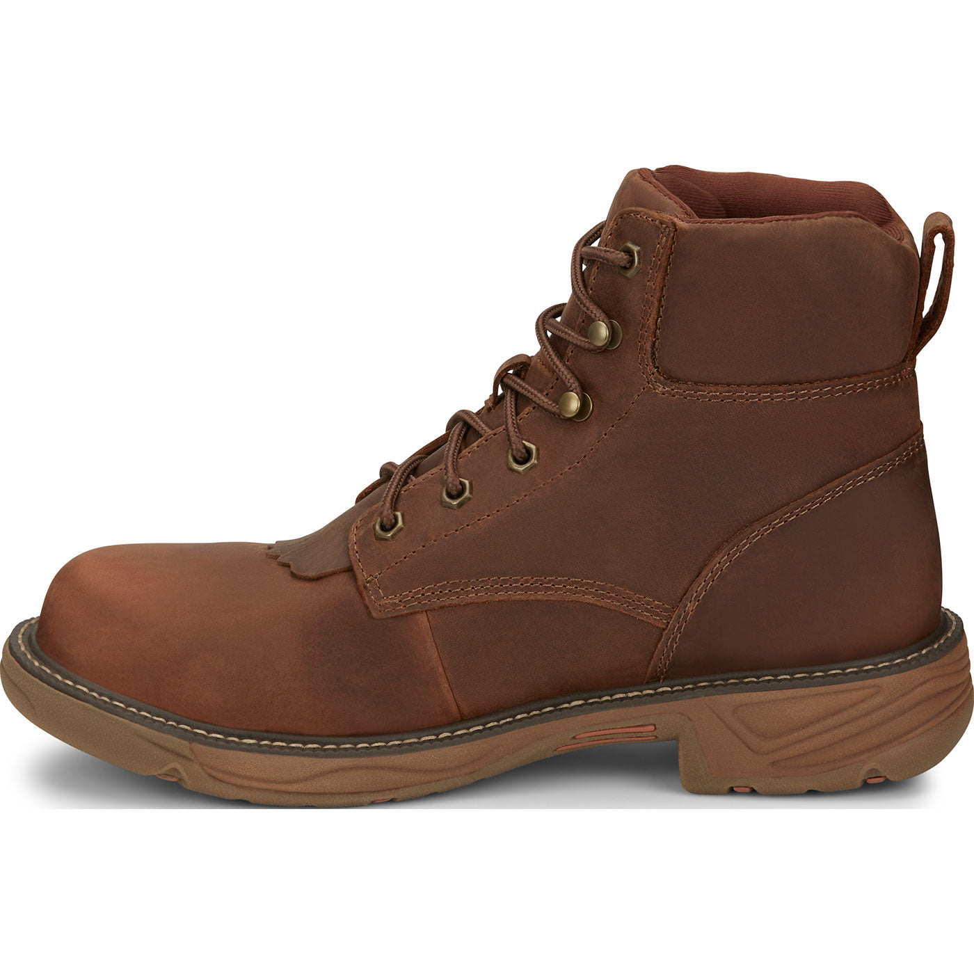 Justin Work Stampede Rush Corbett Men's 6-Inch Nano Composite Electrical Hazard Waterproof Work Boot - profile