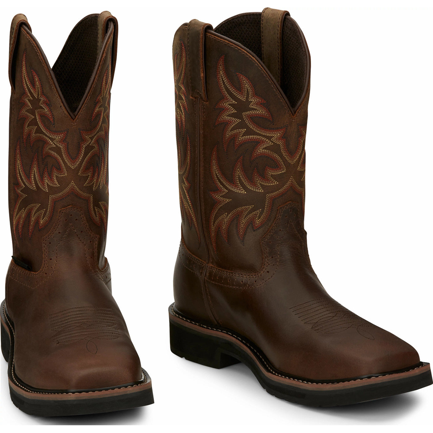 Justin Work Stampede Men's Steel Toe Waterproof Western Work Boot