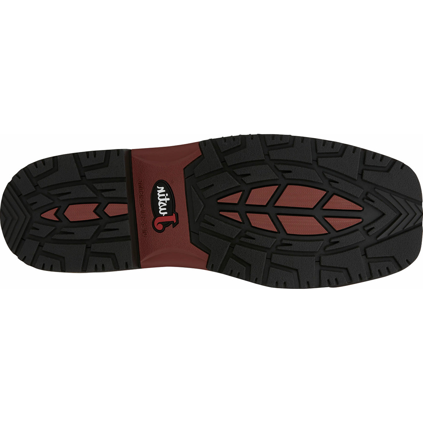 Justin Work Hybred® Derrickman Ostrich Men's Composite Toe