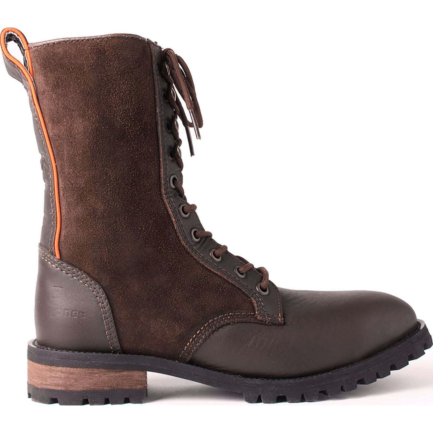 Juno Jones Serpentine Women's 8-inch Steel Toe Puncture-Resisting Zipper Work Boot - profile