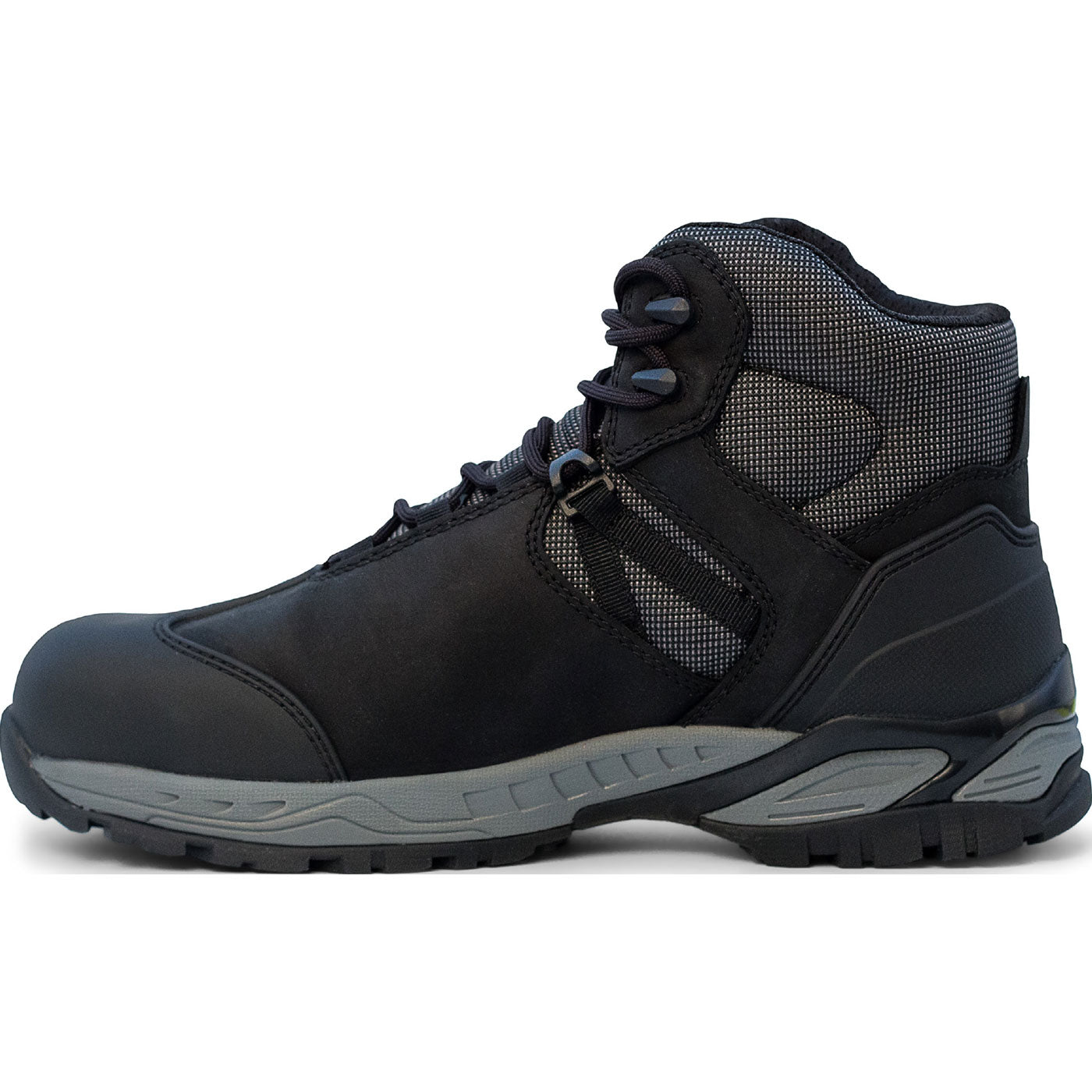 New Balance Allsite Men's Composite Toe Puncture-Resisting Waterproof Hi-Top Athletic Work Shoe - profile