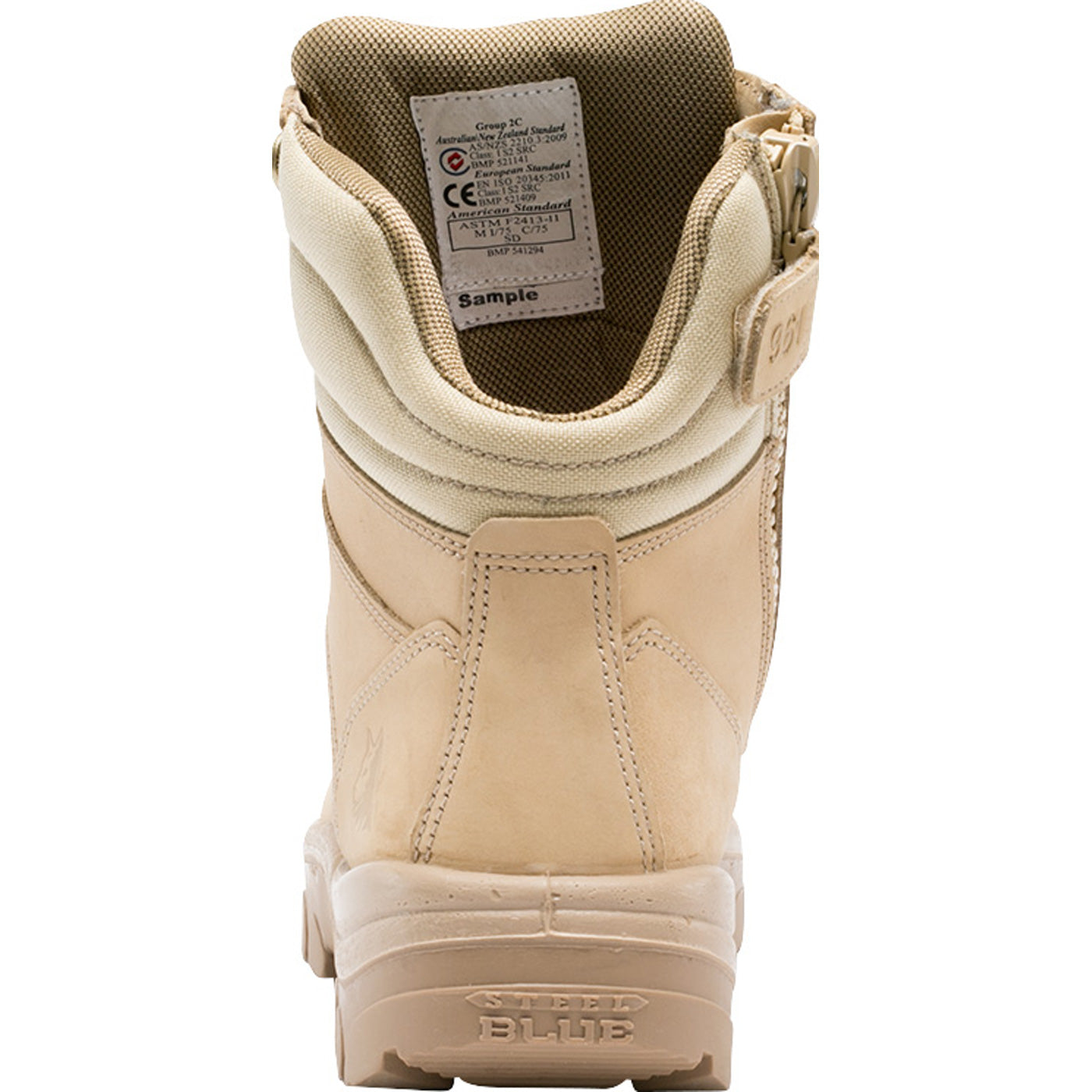 Steel Blue Southern Cross Zip Men's 6 inch Steel Toe Electrical Hazard Work Boot - back