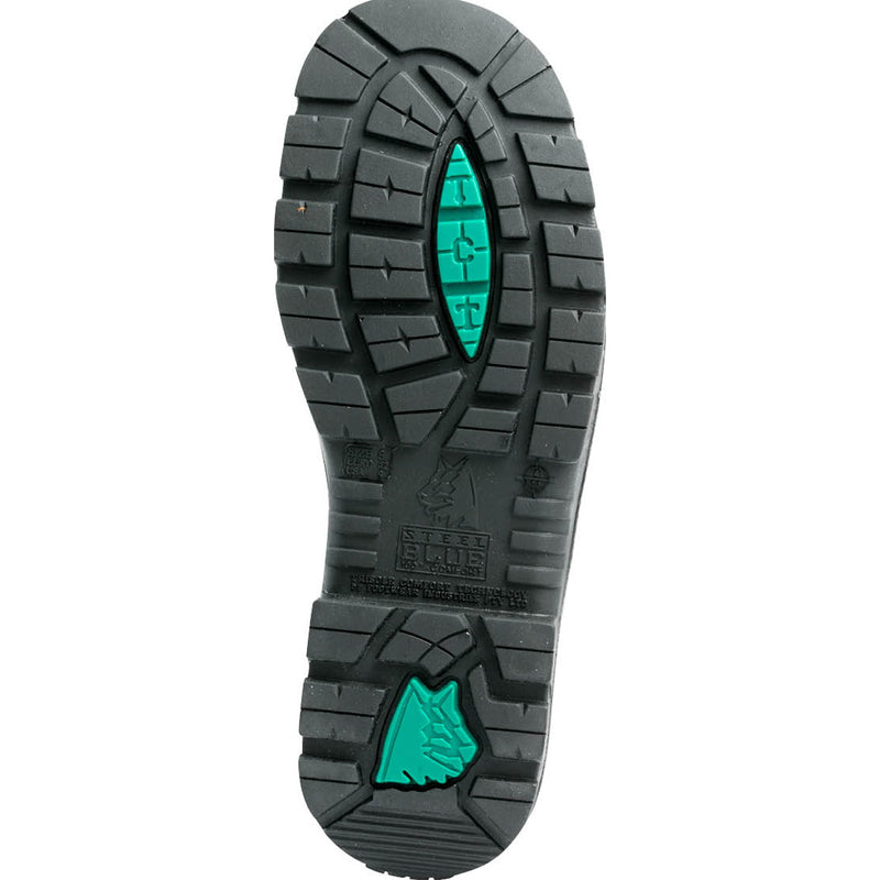 Steel Blue Heeler Unisex 10 inch Steel Toe Metatarsal Guard Puncture-Resistant Waterproof Work Wellington - outsole