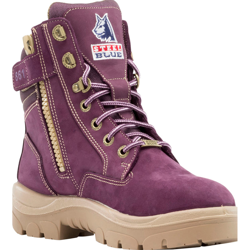 Steel Blue Southern Cross Zip PR Women's Steel Toe Electrical Hazard Puncture-Resisting Work Boot - main
