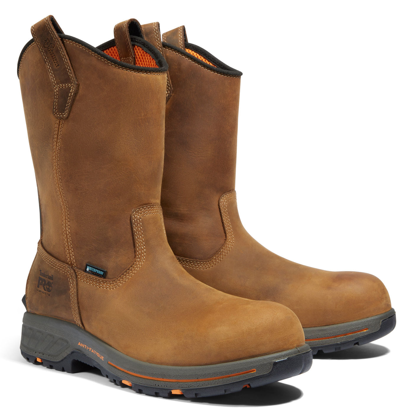Timberland PRO Helix HD Men's 10-inch Composite Toe Electrical Hazard Waterproof Pull-On Work Boot - front