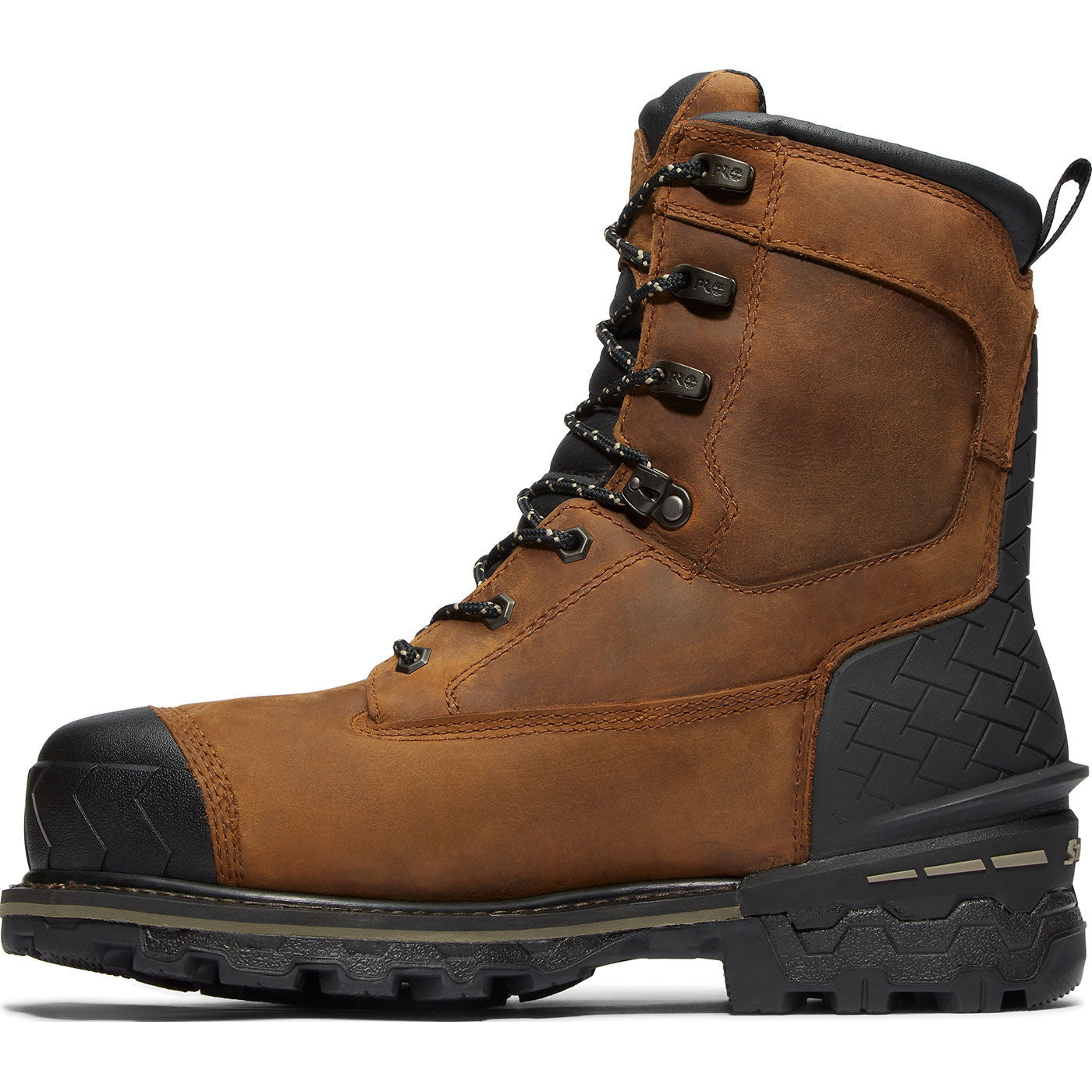Timberland PRO Boondock HD Men's 8-inch Composite Toe Waterproof Logger Work Boot - profile