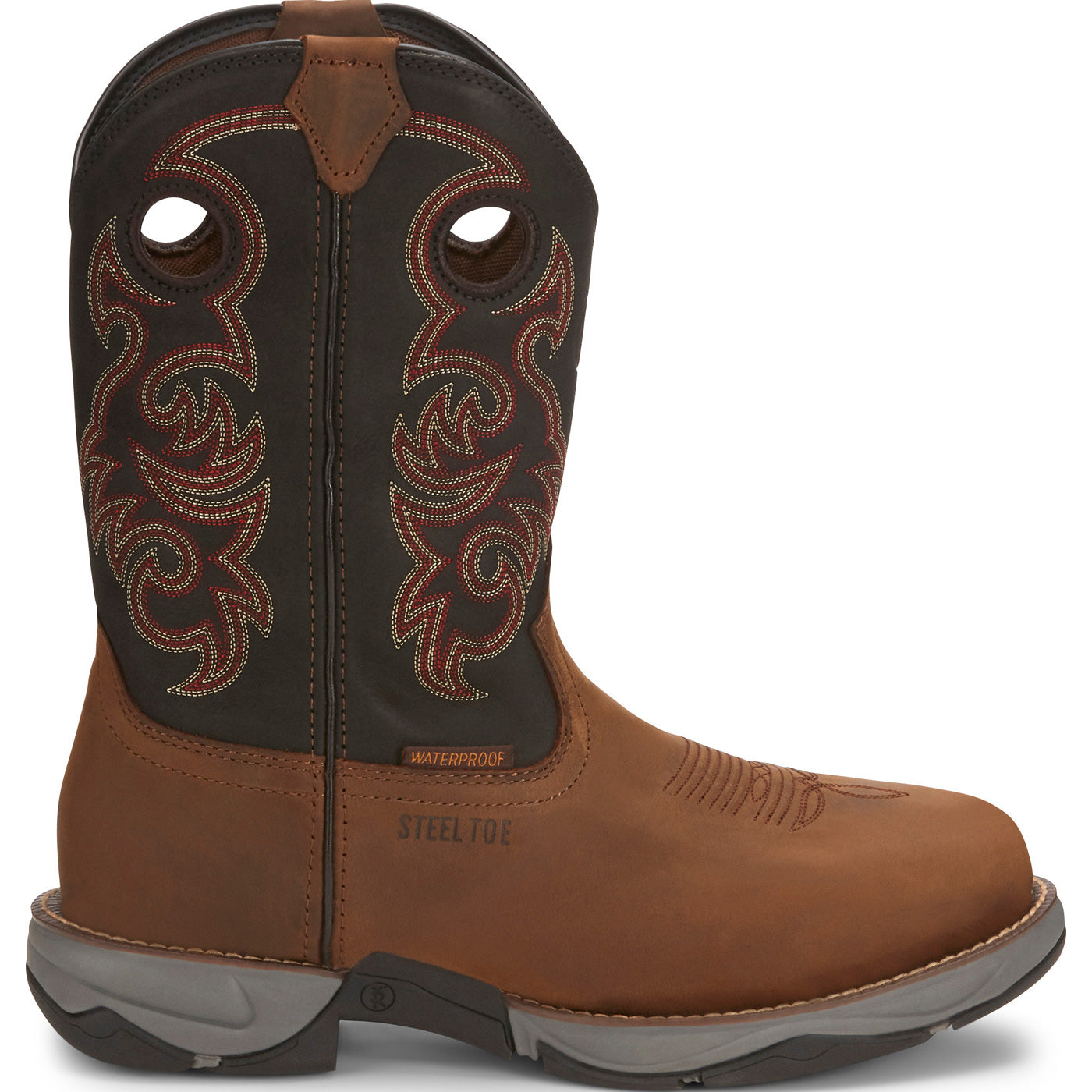 Tony Lama Junction Men's Steel Toe Electrical Hazard Waterproof Western Work Wellington - profile
