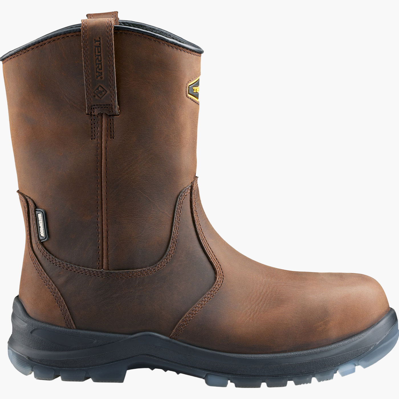 Terra Murphy Men's 11-inch CSA Composite Toe Electrical Hazard Puncture-Resisting Waterproof Pull-on Work Boot