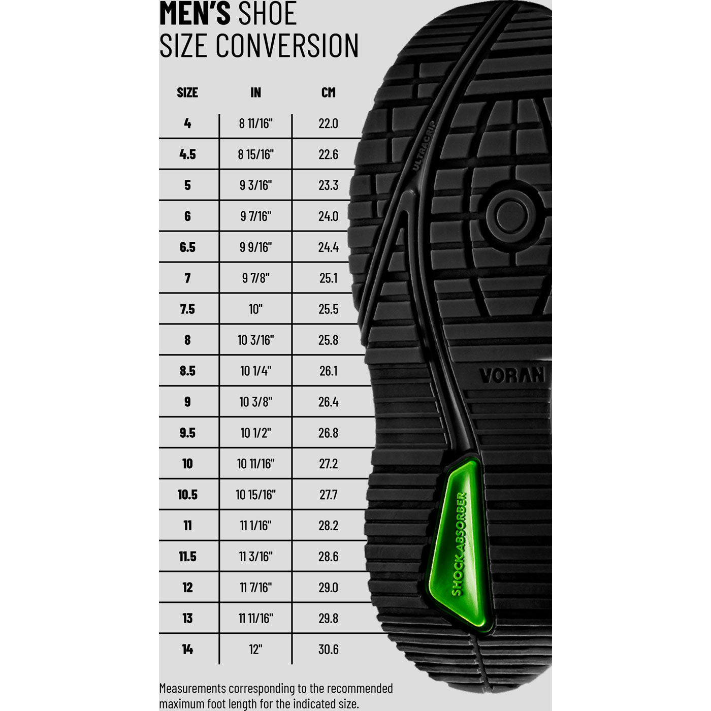 Voran SportSafe Energy 810 Men's Composite Toe Electrical Hazard Leather Athletic Work Shoe - profile