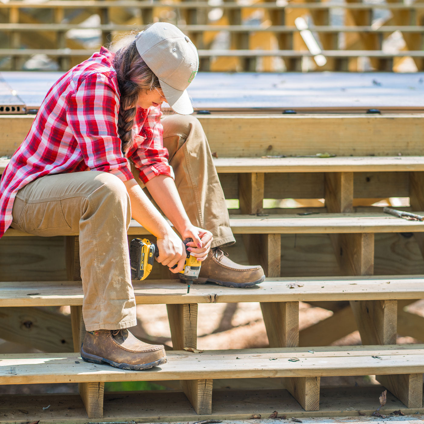 Twisted X Work Driving Moc Women's Internal Metatarsal Composite
