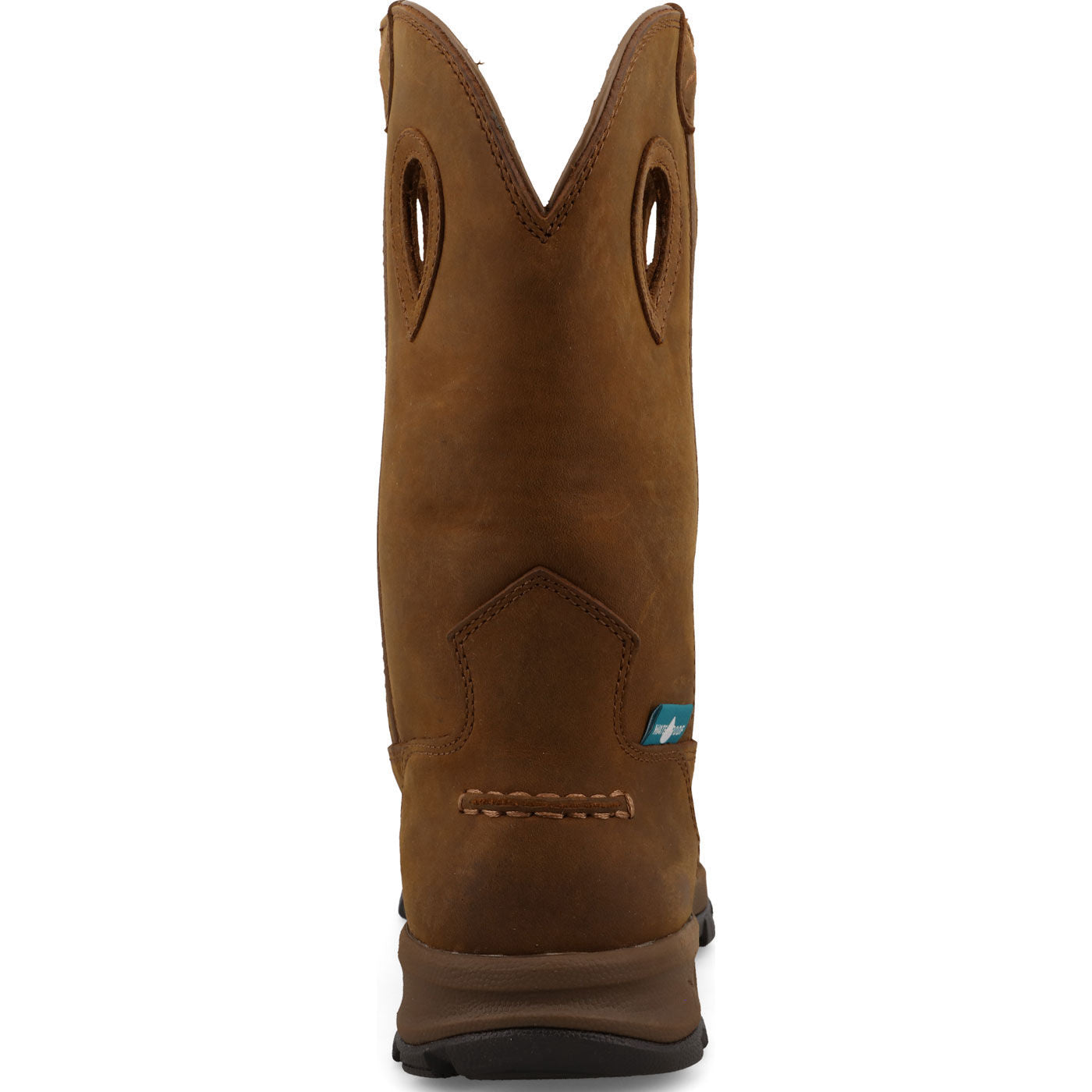 Twisted X Women's 10-inch Nano Toe Electrical Hazard Waterproof Leather Pull-on Work Boot - back