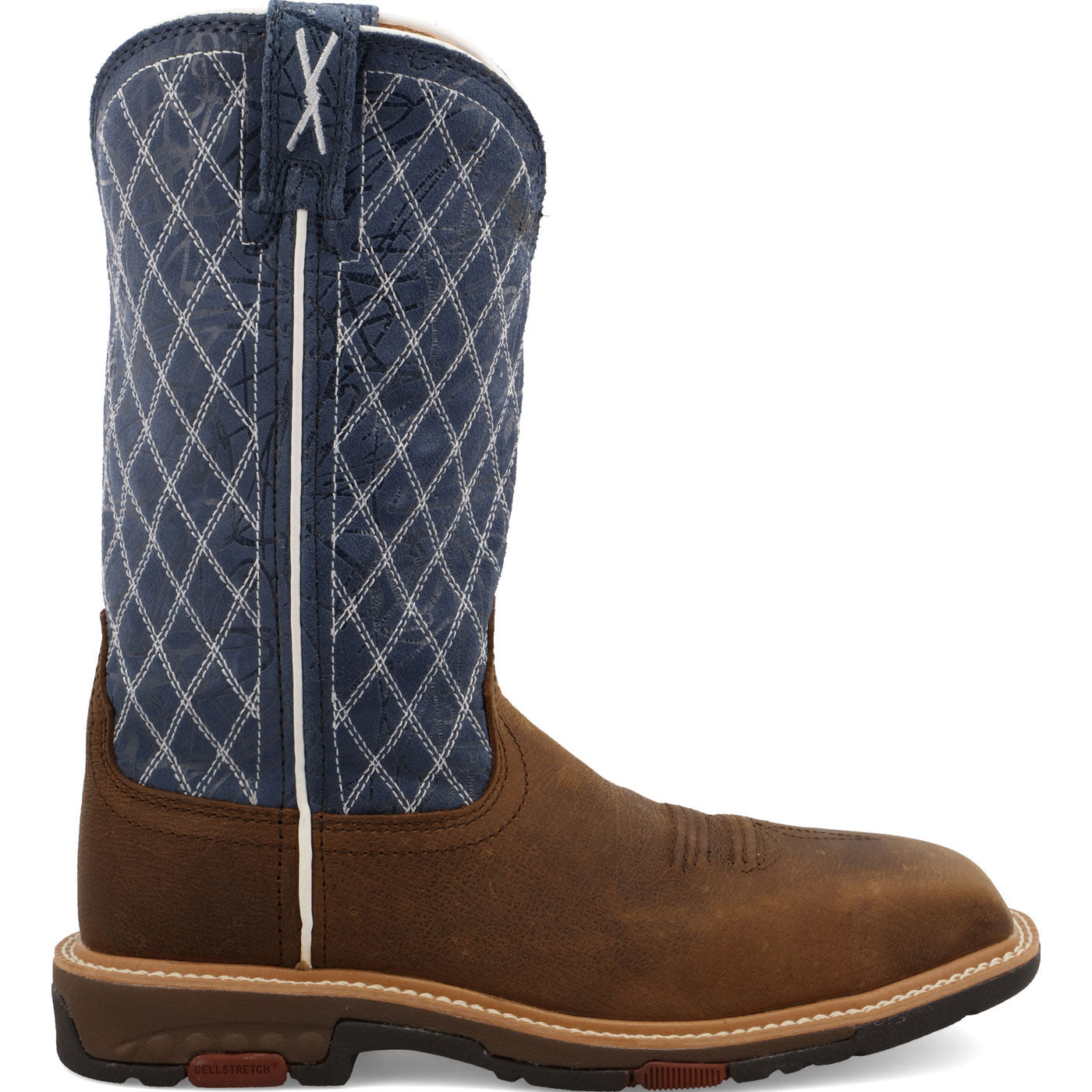 Twisted X Women's 11-Inch Nano Toe Electrical Hazard Western Work Boot - profile