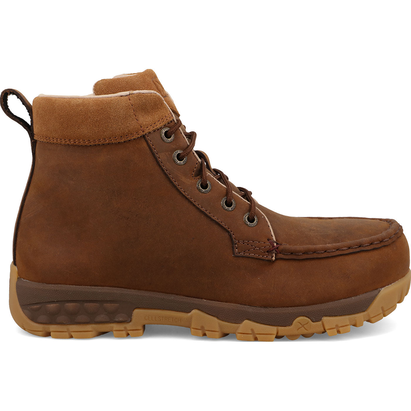 Twisted X Work Women's 4-inch Alloy Toe Electrical Hazard Zipper Work Boot - profile
