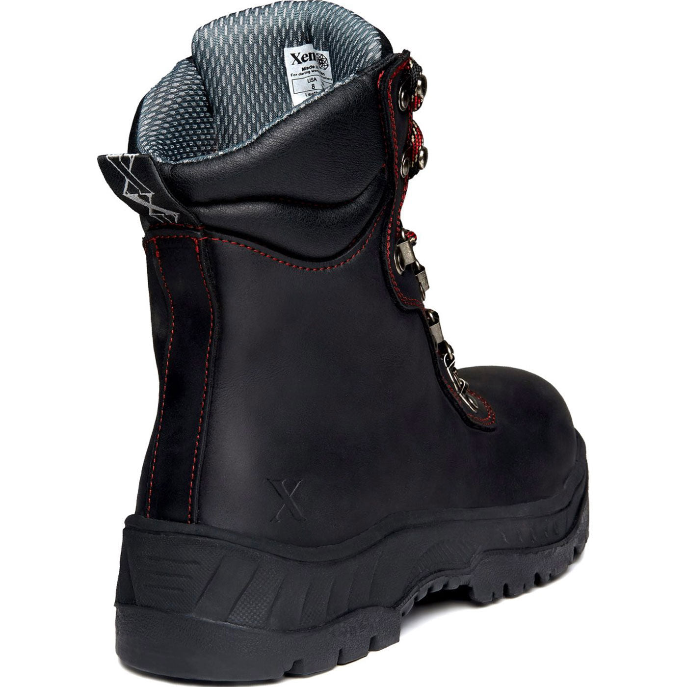 Xena Horizon Women's 8-inch Alloy Toe Electrical Hazard Puncture-Resisting Work Boot - back
