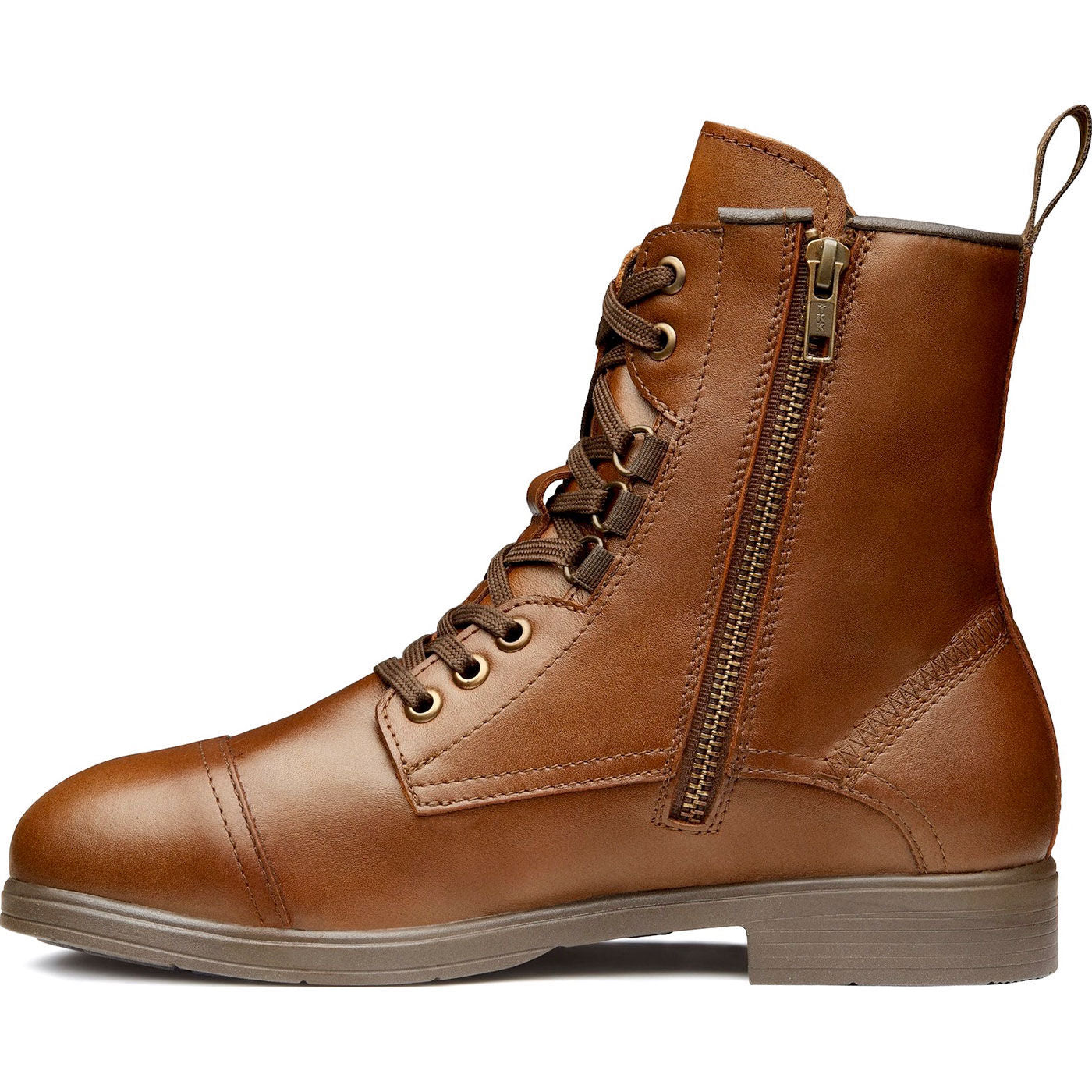 Xena Spice Women's 6-inch Steel Toe Zipper Work Boot - profile