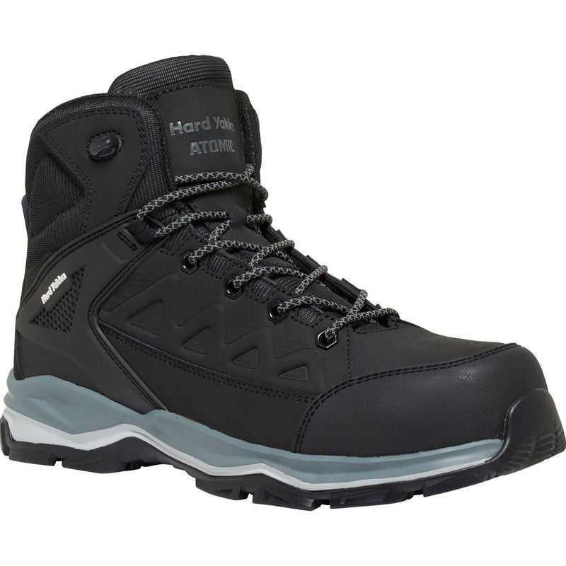 Hard Yakka Atomic Hybrid Men's Composite Toe Static-Dissipative Puncture-Resisting Side Zip Work Hiker - main