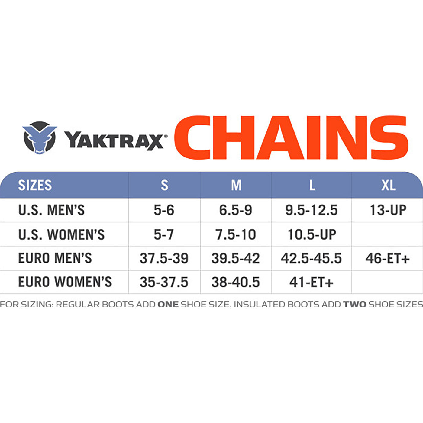 Implus Yaktrax Chains Unisex Ice Traction Accessory - birdseye