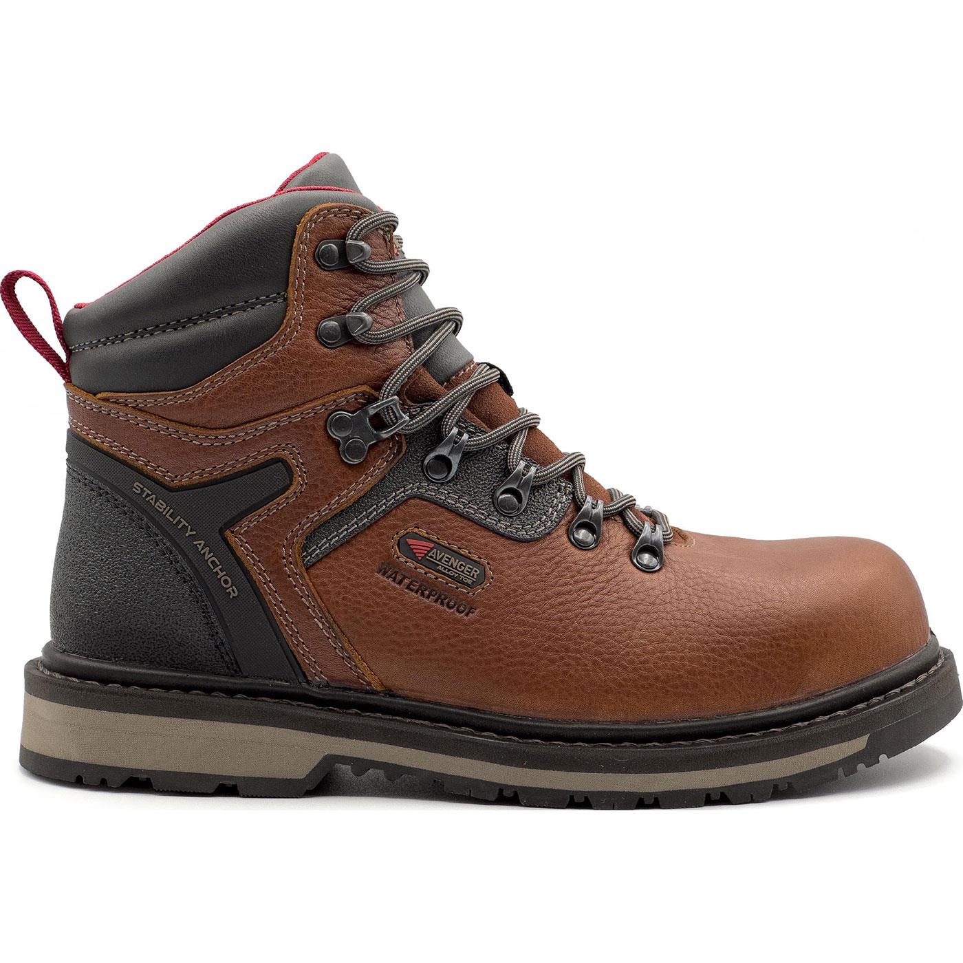 Avenger Blacksmith Men's 6-inch Aluminum Toe Electrical Hazard Waterproof Work Boot