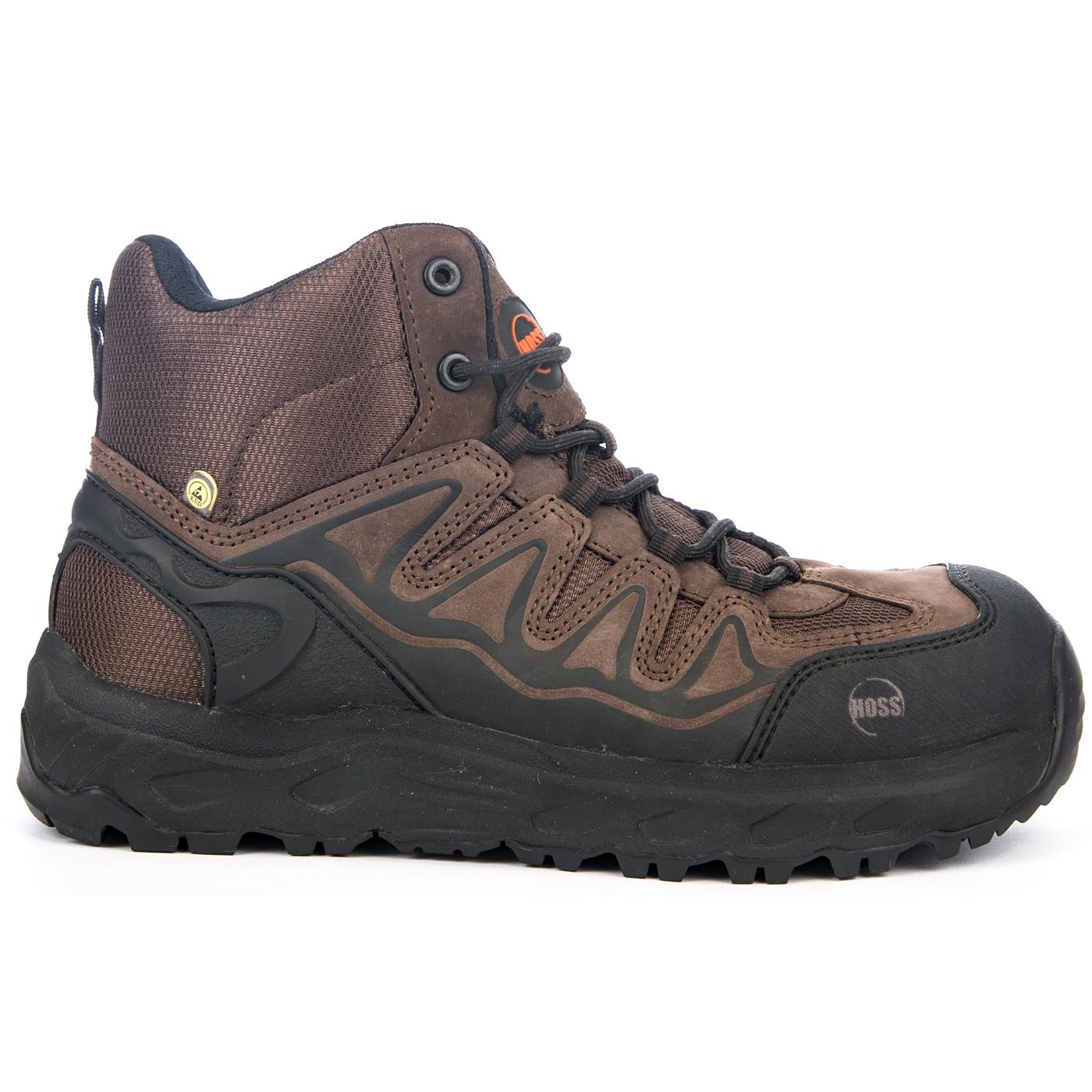 HOSS Eric HI Men's 4 inch Aluminum Toe Electrical Hazard Work Hiker