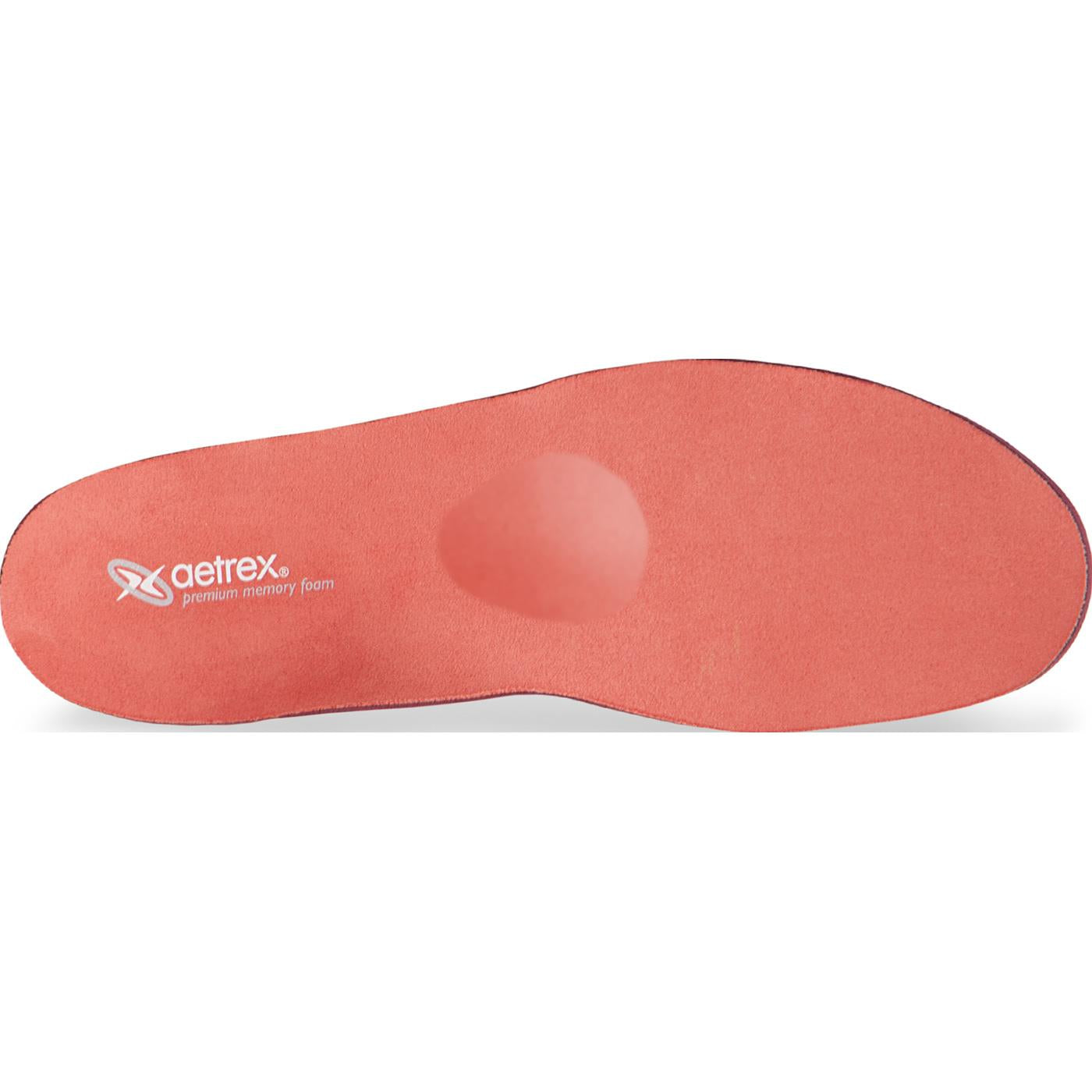 Aetrex Women's Premium Memory Foam Flat/Low Arch Posted with Metatarsal Support Orthotic