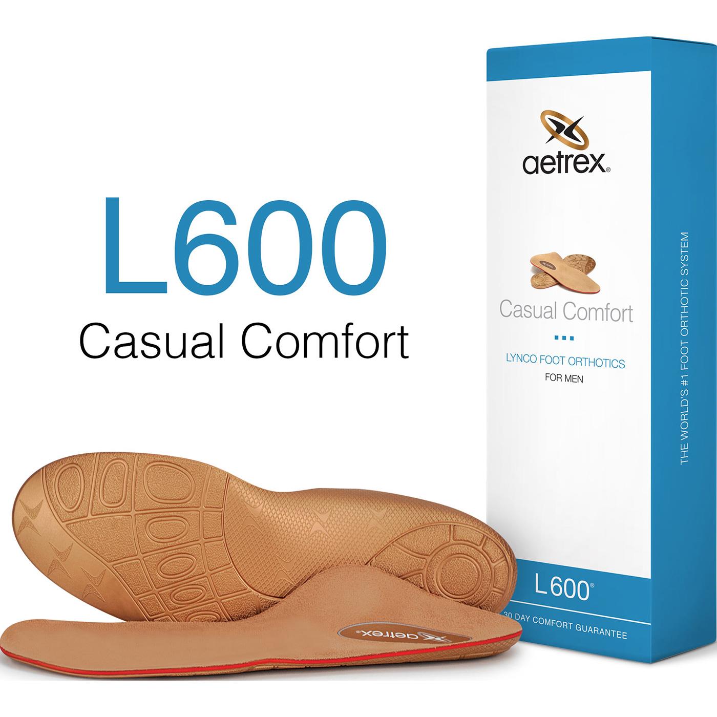 Aetrex Men's Casual Comfort Medium/High Arch Orthotic