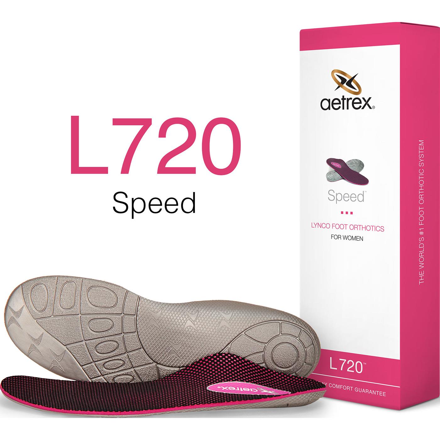 Aetrex Women's Speed Flat/Low Arch Posted Orthotic