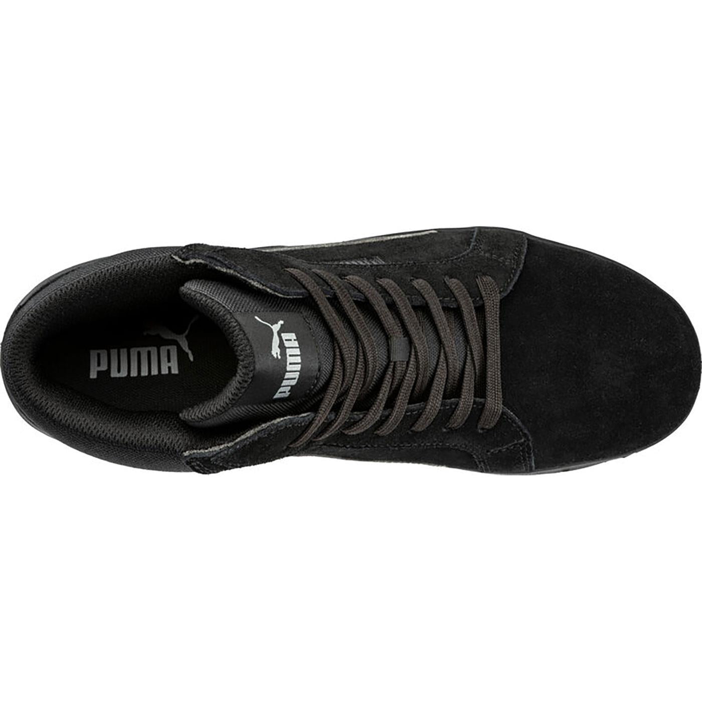 Puma Safety Iconic Suede Mid Men's Fiberglass Toe Electrical Hazard Hi-Top Work Shoe